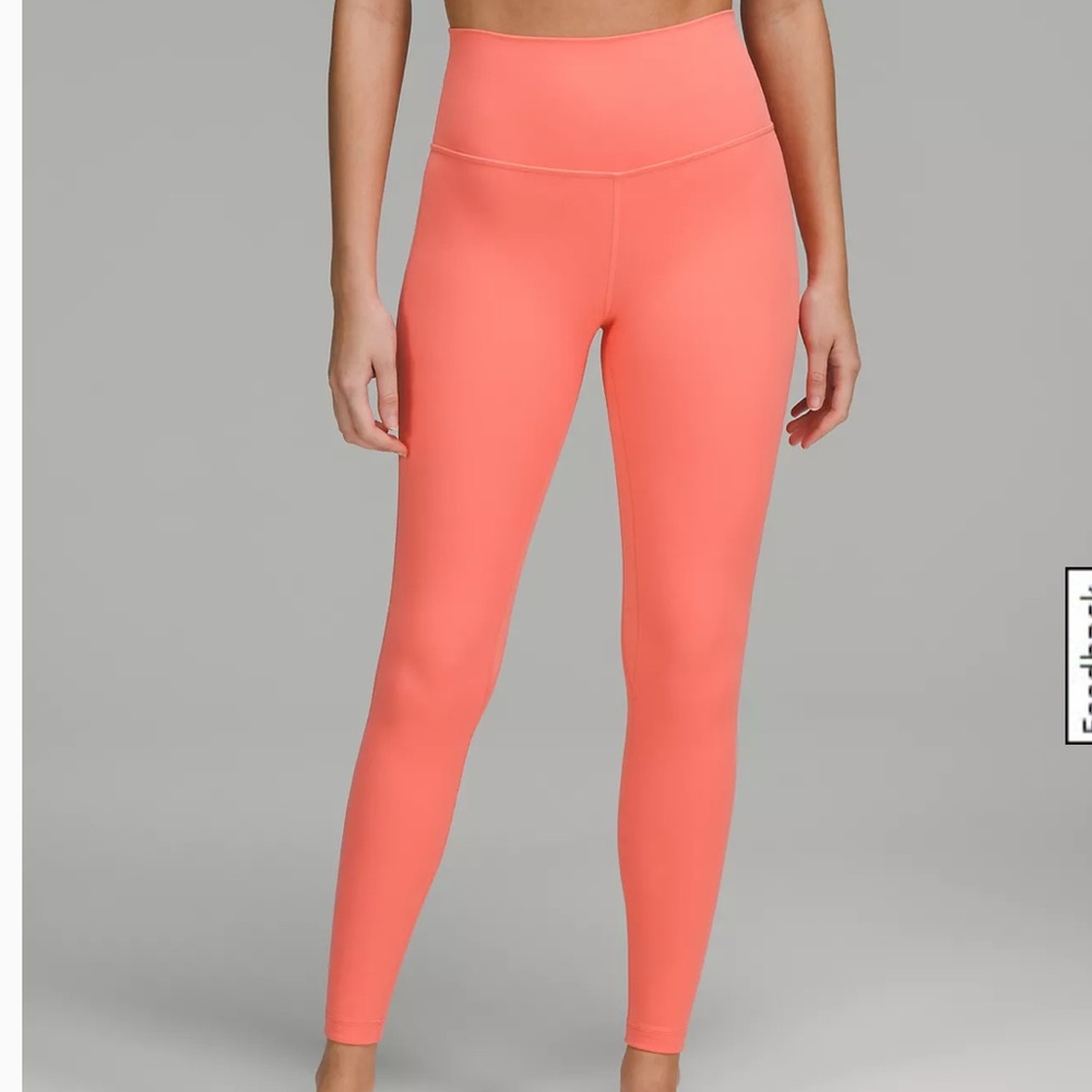 Lululemon Align High Rise Pant 28” in Raspberry Cream - Size 10 - like new